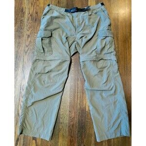 Gander Mountain Guide Series Convertible Pants Women's L/29 Green Hiking Light